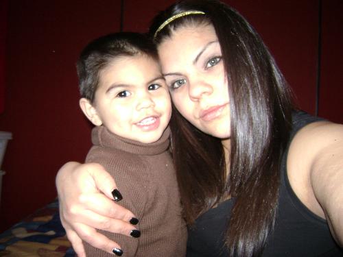 sandro & momy -  This is me and mt son... I had some contacts in That day.... he Loves to take pictures