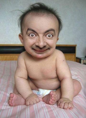 Funny Baby - it is look like you.. ha..ha..ha