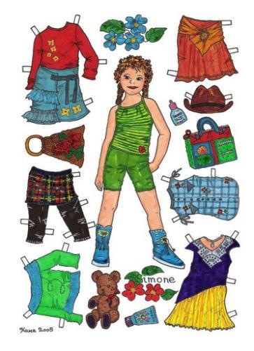 doll - paper dolls are fun