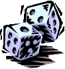 dice - dice roll because LIFE is a gamble!