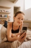 teenagers girl - teenagers are always trying to enjoy themselves by anything so that's why they use phones so much and also interneut