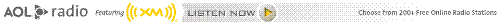 AOL Radio - Plethora of channels to chose from, You'll find me under the rock category