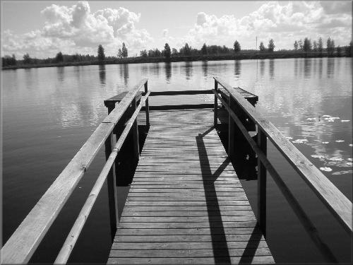 Nostagie of last summer - didnät know i have amde this photo in black and white...