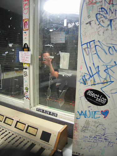 uclaradio.com pictures from the room pt.3 - The female monk tries to catch me from behind glass.