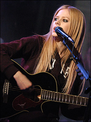 Avril Lavigne - Avril Lavigne rocked our world when she came out with 'Complicated.' The punk-rocker followed up with several top ten hits. On Avril's sophmore album, 'Under My Skin,' she's proven that she will not be a one hit wonder!