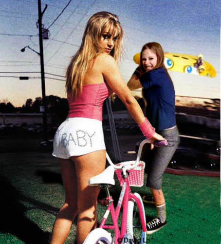 Avril Lavigne - When we invited our good friends Britney Spears and Avril Lavigne over for the night, we didn't know how well they'd hit it off.  'Avril wasn't happy when Britney slagged off Sk8r Boi, basically,' said Chris. 'She hit her about 30 times, each time screaming 'Oops, I did it again!''