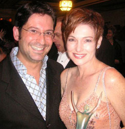 GH's Carolyn Hennessy - Ovation Award-winning actress Carolyn Henessy after the ceremony with director Kiff Scholl.