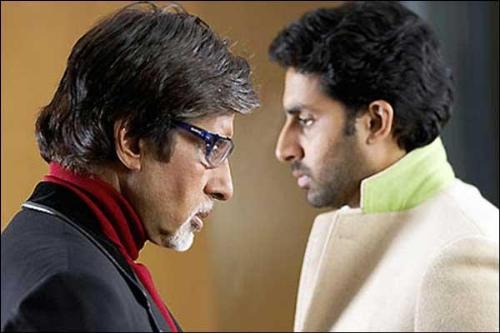 Amitabh the Big Bachchan - Amitabh with his son.