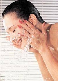 wash face - show you how to wash the face