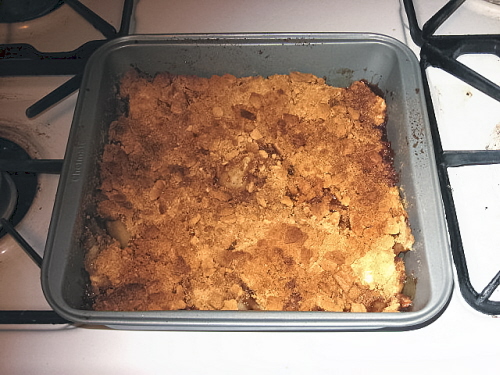 Yummy!! - Homemade from apples grown in my back yard last summer.
