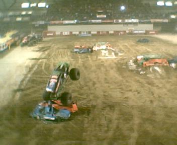 Woo Hoo, rednecks night out!! - MonsterJam at the Tacoma Dome Jan 2008