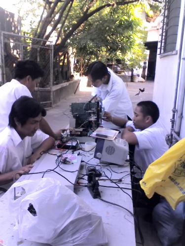 Student can repair all kind of house hold applianc -   See it by your self how good they are, in actual repairing  Their name are Loui, Loyde, Carasi out of this world names