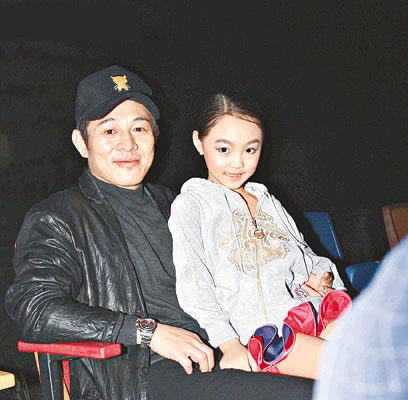 Jet Li and his daughter - Jet Li love his daughter,said that his daughter is outstanding.