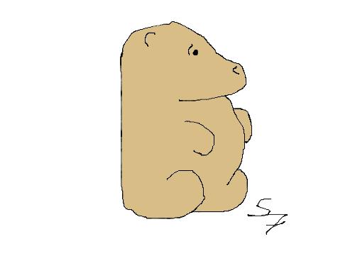 Bear - The less people spend, the less operating room the economy has to move, businesses have to work with, the less the stock market rises, thus goes Bear.