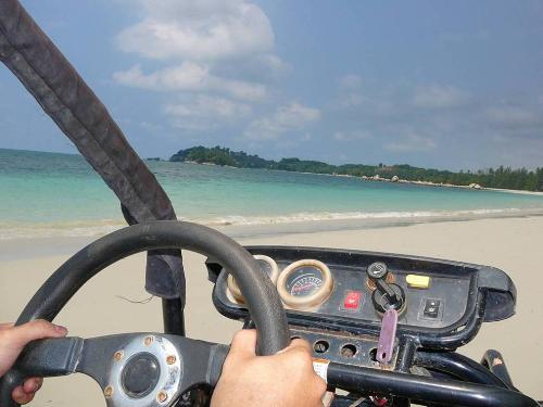 bintan - ride out to an untouched beach