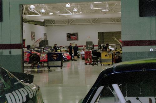 R and D at Hendricks Motorsports Complex - As close as I could get to the inside of Hendricks Motorsports R & D.