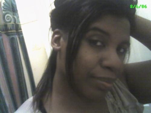 Me contemplating a new hairdo..lol! - That 'famous' bathroom shot.
