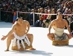 Asashoryu and Takamisakari - Assashoryu and Takamisakari