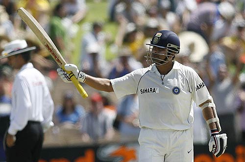 Sachin Tendulkar - Sachin went on to complete his 17th 150 in test cricket.