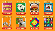 games on winster - these are the games available to play on winster