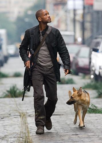 Robert Neville and Samantha...... - this is shot from the movie 'I am LegenD'