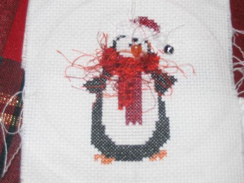 Penguin Ornament - Ornament I made for my mother for Christmas