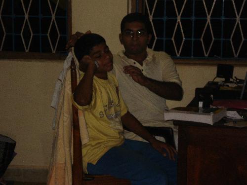 thats me and my bro.  - Playing games