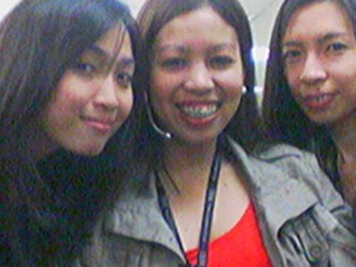 with my girlfriends - the customer representative of IBM Philippines.