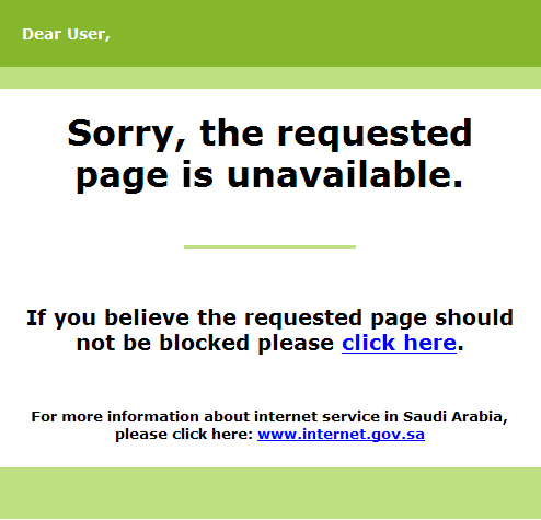 Blocked URL - for illustration purposes