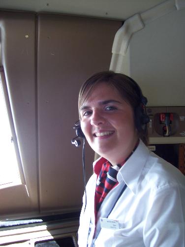 Me! - This is a picture of me at work - on the descent into Barbados