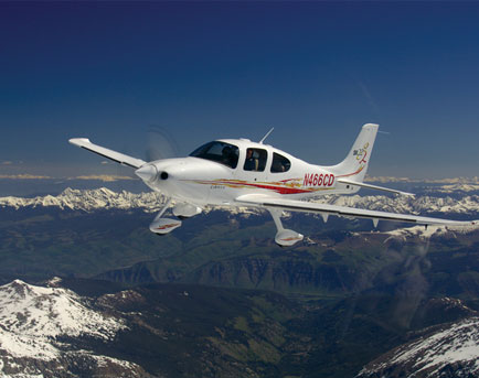 SR22 aeroplane - An aeroplane four places high performance. The motor 310 horsepower to reach a cruising speed of 156 knots and has a payload capacity of 420 kg. SR22 aeroplane - An aeroplane four places high performance. The motor 310 horsepower to reach a cruising speed of 156 knots and has a payload capacity of 420 kg.