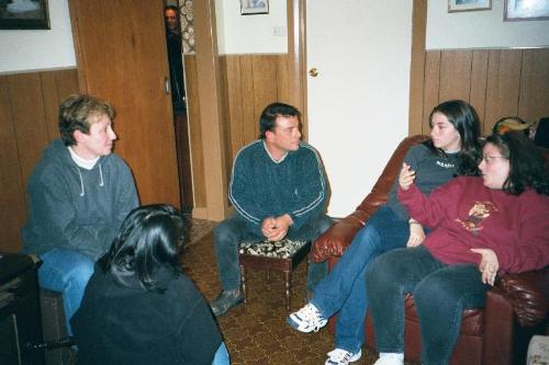 Chatting - All Friends are chatting with each other on the topic of love.