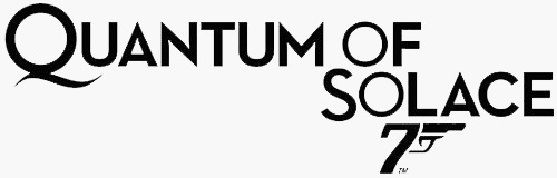 Quantum Of Solace - Promotional logo for the new James Bond film.