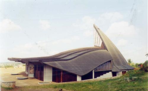 a great church - basilique of mvolye cameroon