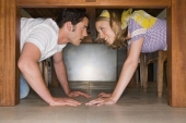 Flirt - flirting under the table