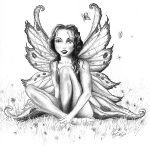 Fairy tat - for a back piece