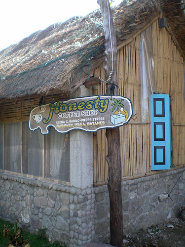 Coffee shop in a shack.. - Honesty coffee shop, is a place where you'll find that God is their very own security guard. If you have a change, do come back for it and they'll give it back to you!;)