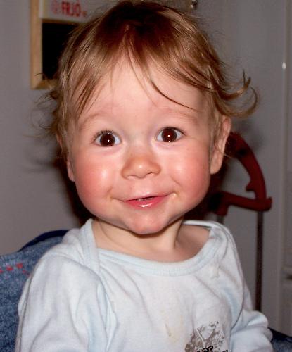 Noi one years old - Noi visiting grandma in Iceland when he was 1 years old. Soooo cute