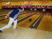 Bowler - Man releasing bowling ball