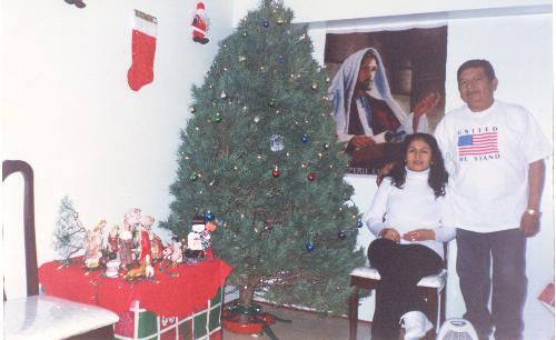 my parents - mmy parent's pic on christmas
