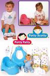 potty - this is an image of a child sitting on the potty learning to potty train