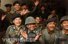 kudos to the soldiers. - Soldiers are the reason we live safe and secure.