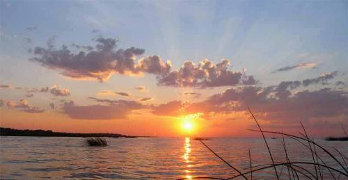 sunset - sunset on Baltic sea