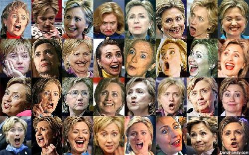 hillary clinton - Hillary Clinton funny faces