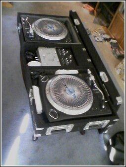 My Coffin - I'm Old School and still D.J. with vinyl L.P.s....but do also use computers and cd drives etc.