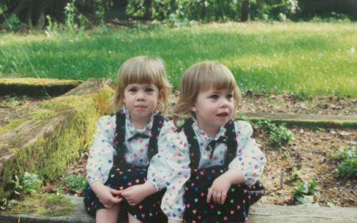 Twins - A set of identical twin girls