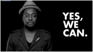 Yes We Can Song - Source (credit): from the YesWeCanSong video.