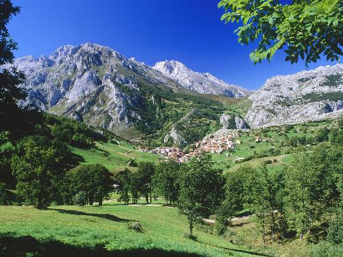 park - Picos de Europa National Park, Asturias, Spain