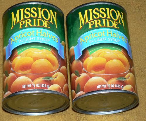 apricots - These are the cans of apricots I received that I am wondering if it would be safe to feed to my infant.