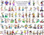 cartoons - different cartoon characters